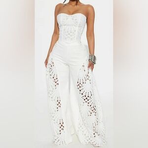 Fashion Nove White 2 Piece Set